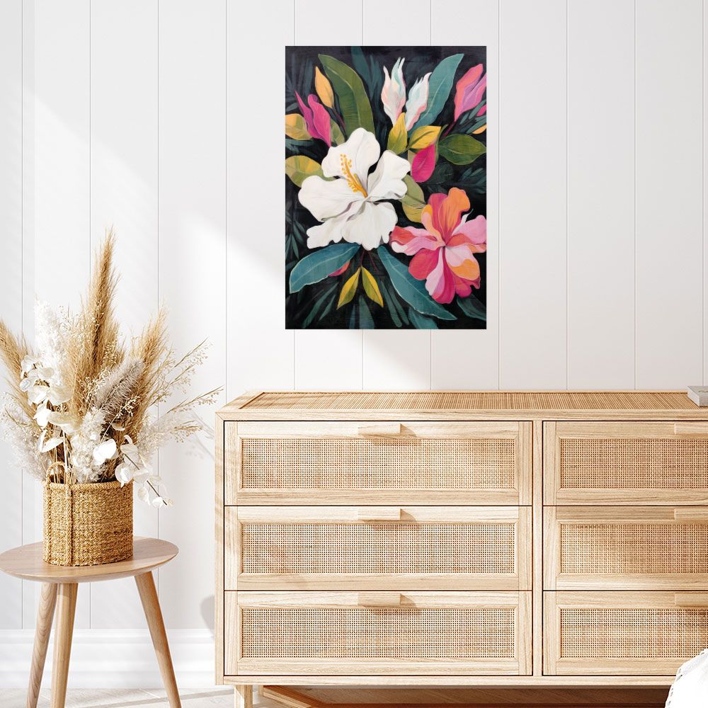 Affiche Fleurs vibrantes
