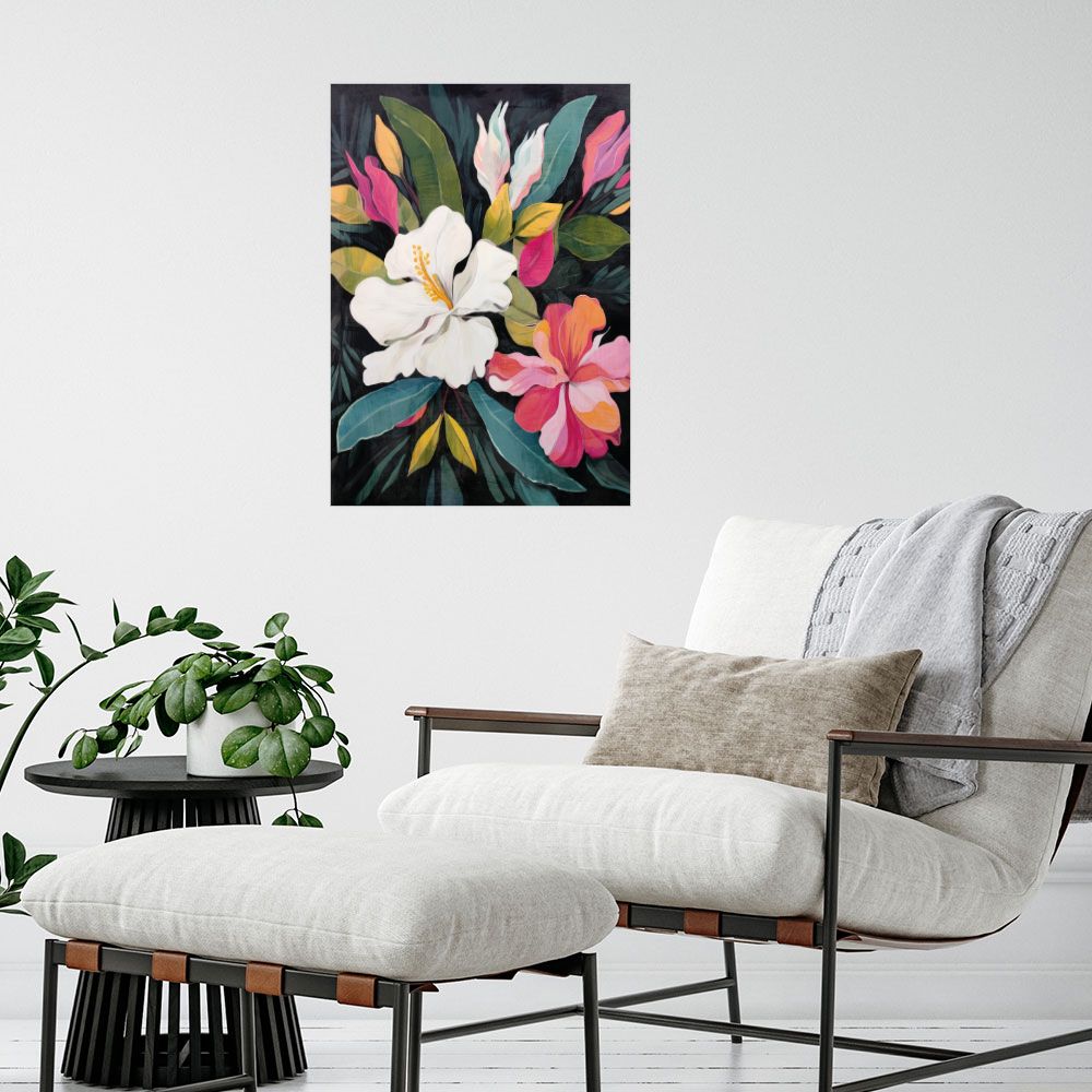 Affiche Fleurs vibrantes