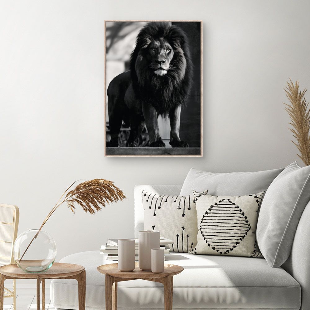 Tableau Lion majestueux
