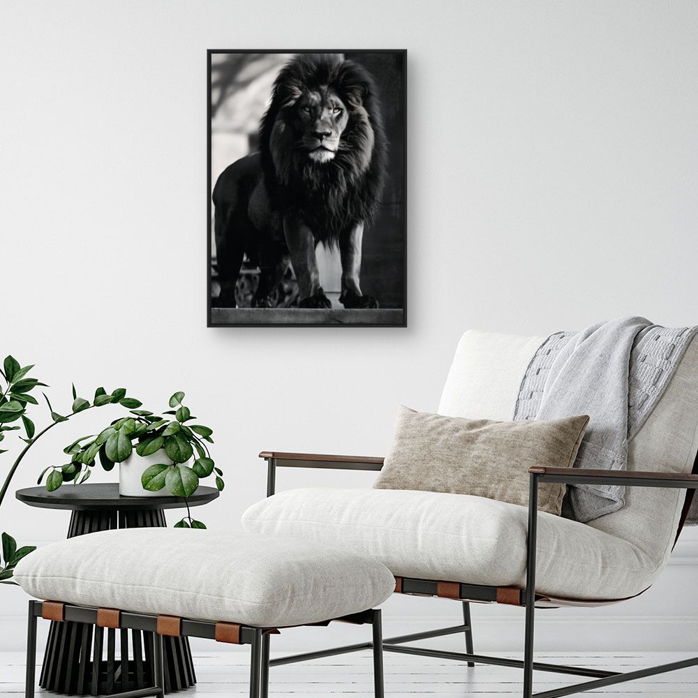 Tableau Lion majestueux