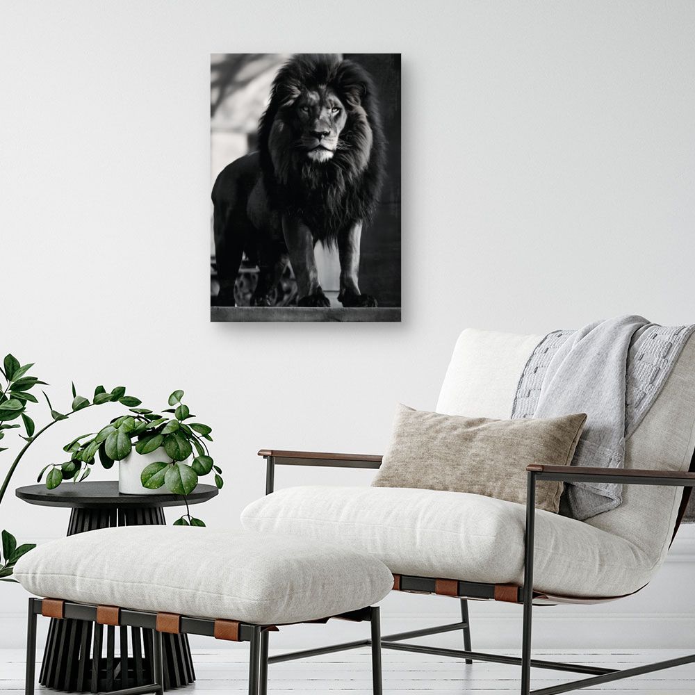 Tableau Lion majestueux