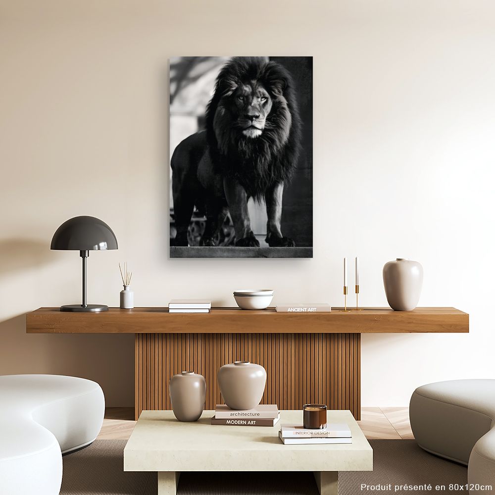 Tableau Lion majestueux