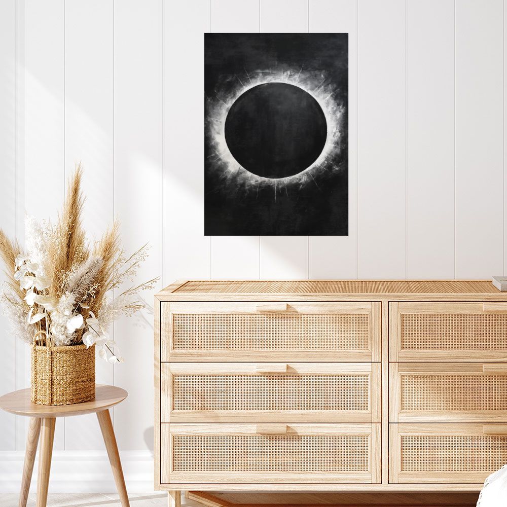 Affiche Éclipse céleste