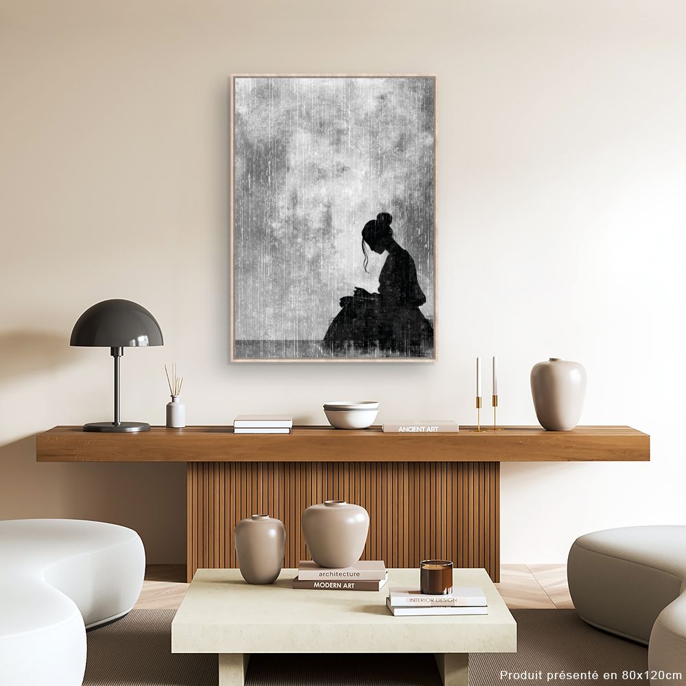 Tableau Silhouette poétique