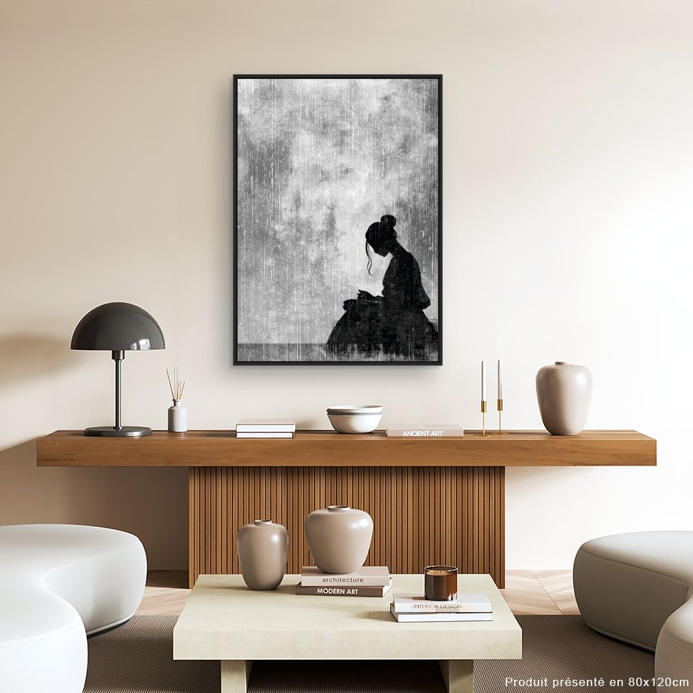 Tableau Silhouette poétique