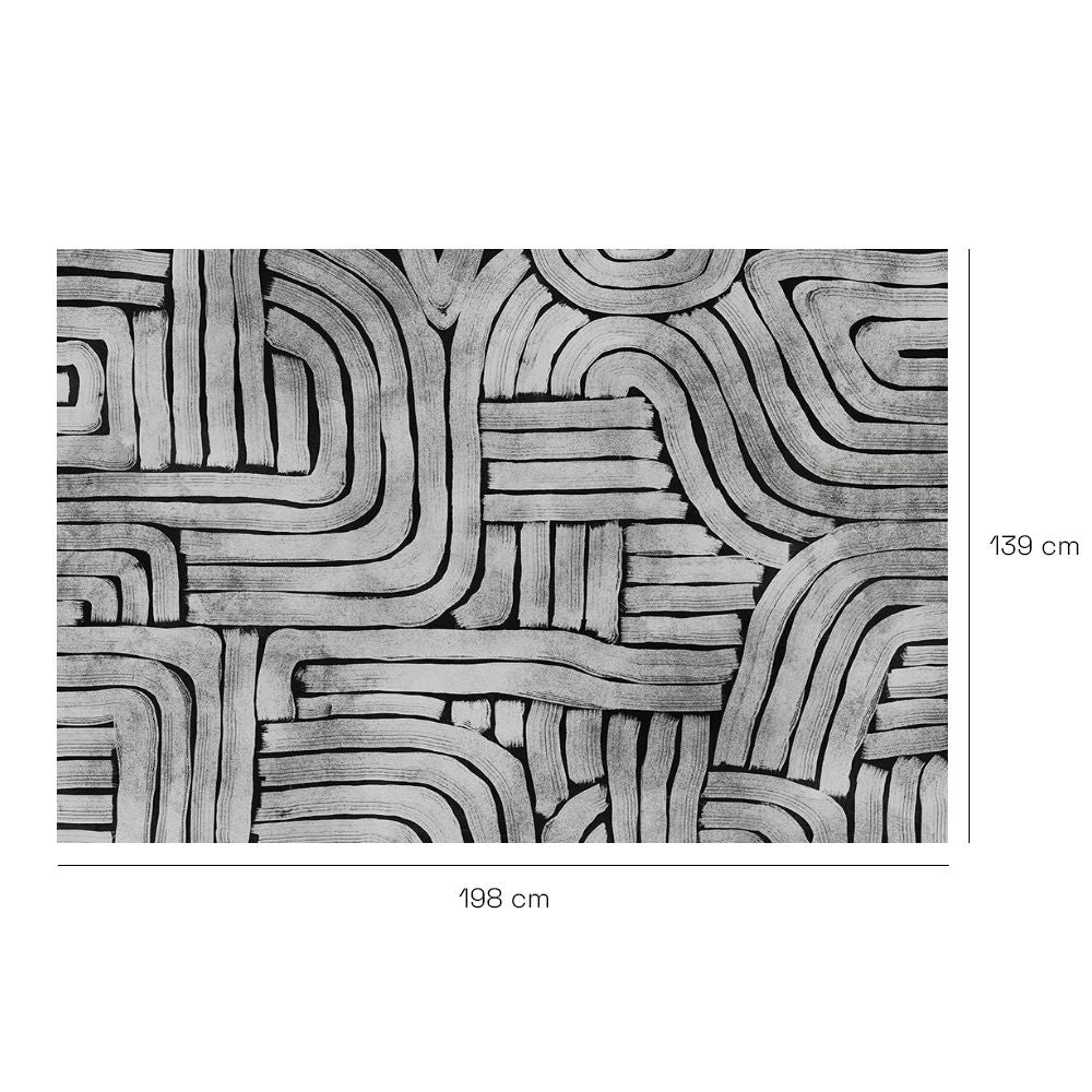 Tapis n°456 Lignes élégantes courbées