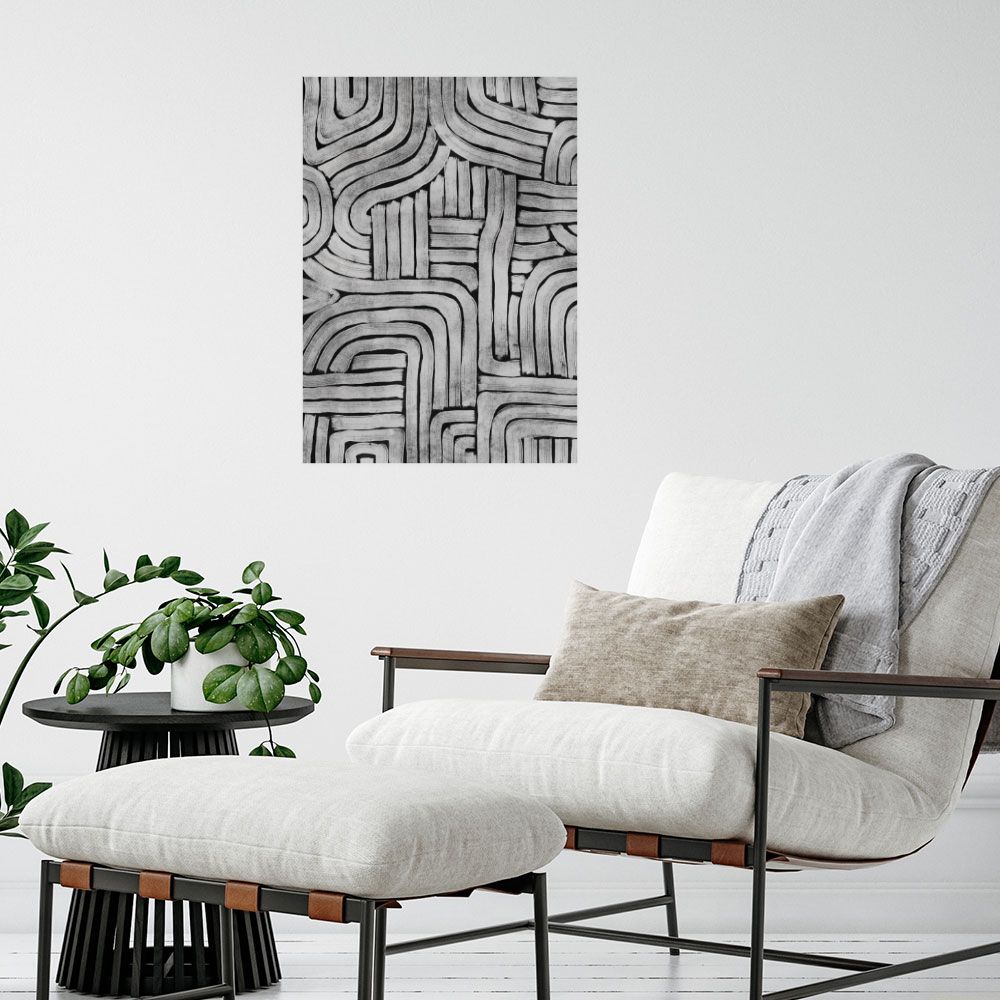 Affiche Lignes abstraites