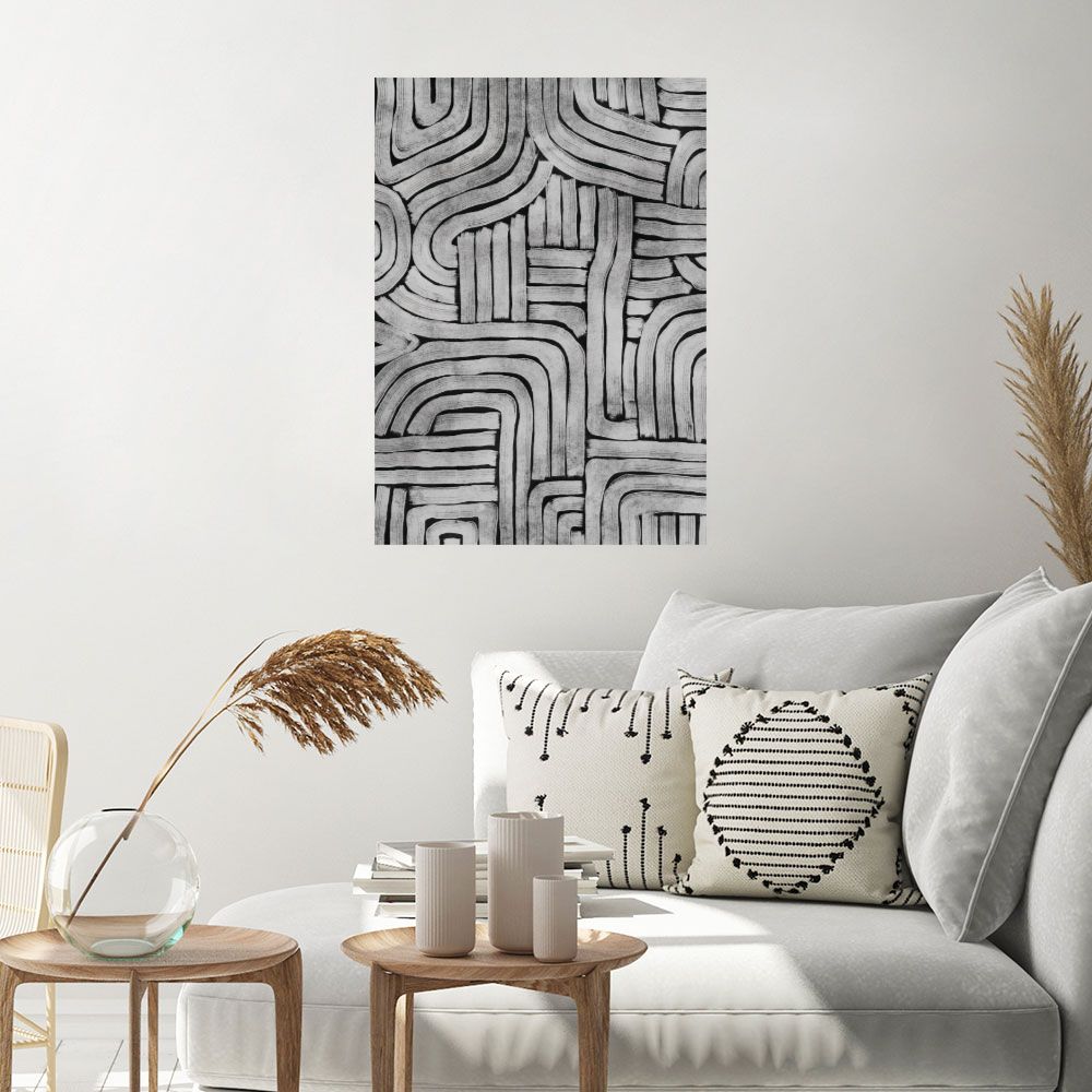 Affiche Lignes abstraites