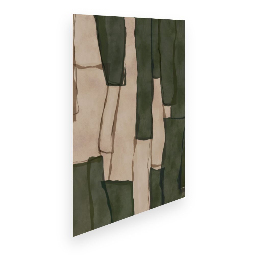 Affiche Forêt abstraite