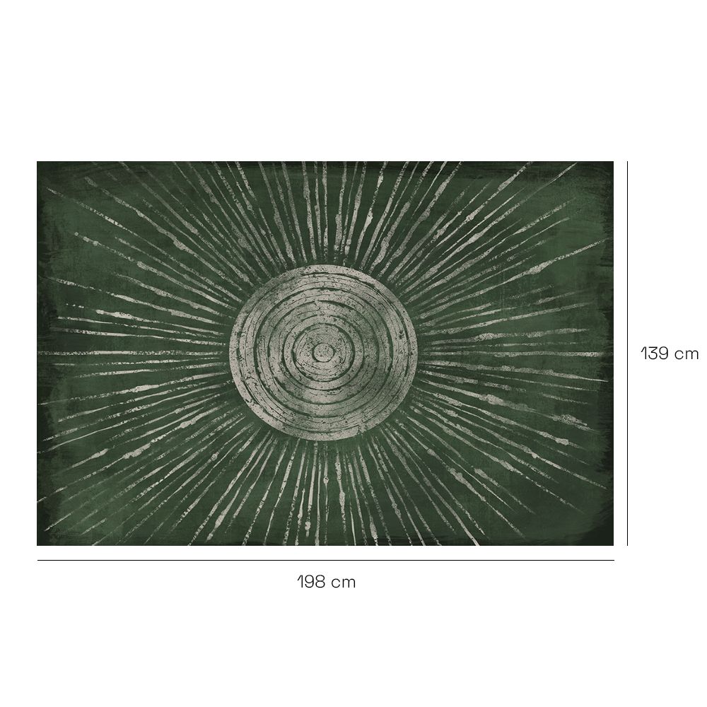 Tapis n°462 Rayonnement central captivant