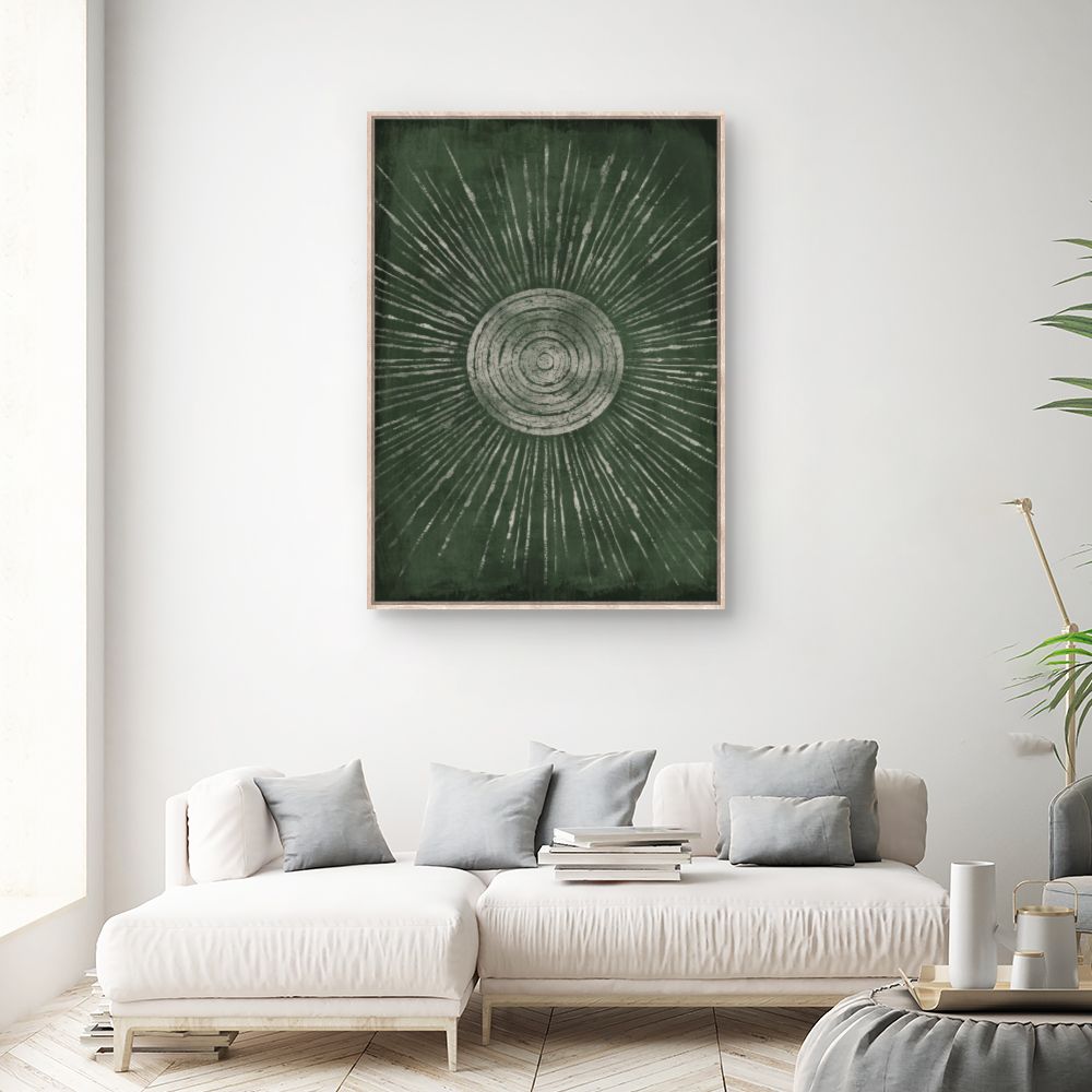 Tableau Éclat solaire abstrait