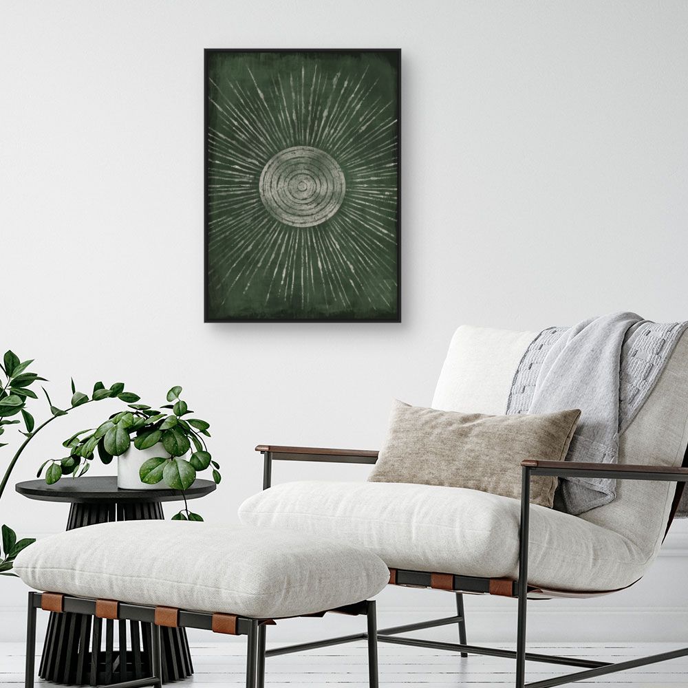 Tableau Éclat solaire abstrait