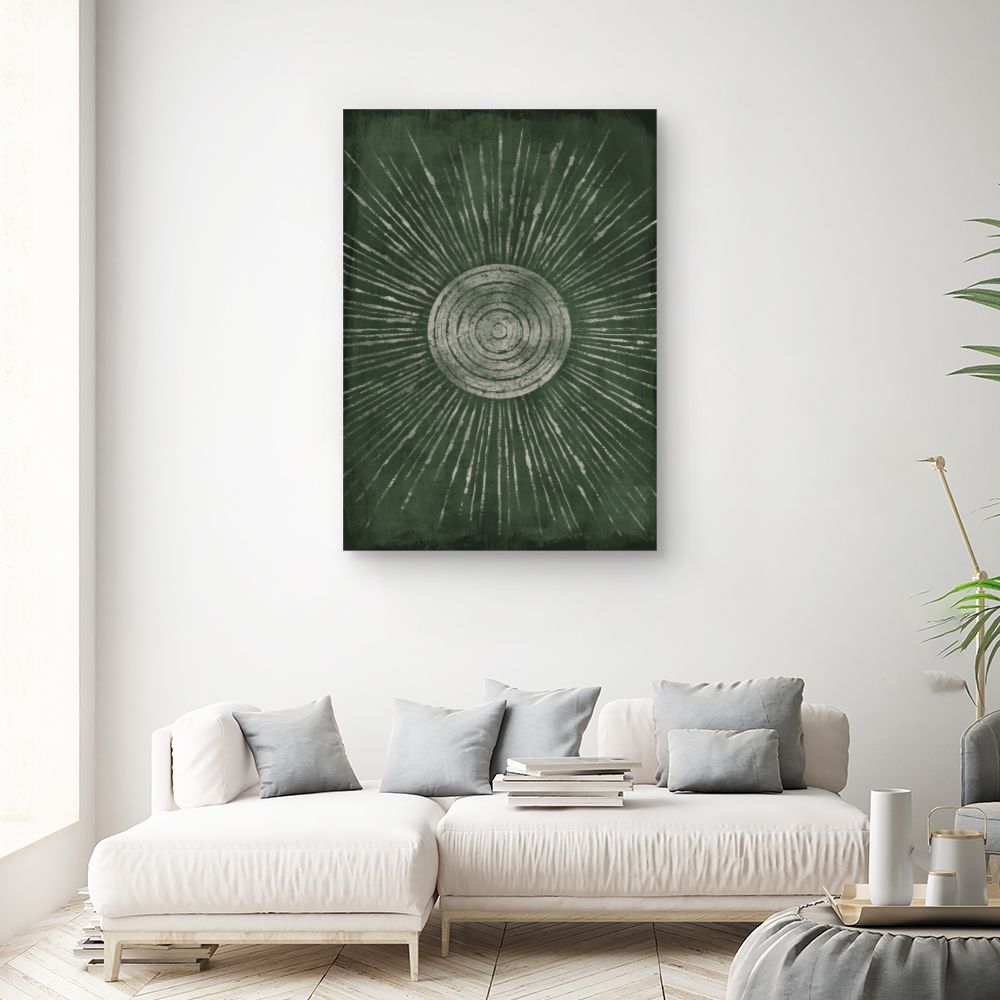 Tableau Éclat solaire abstrait