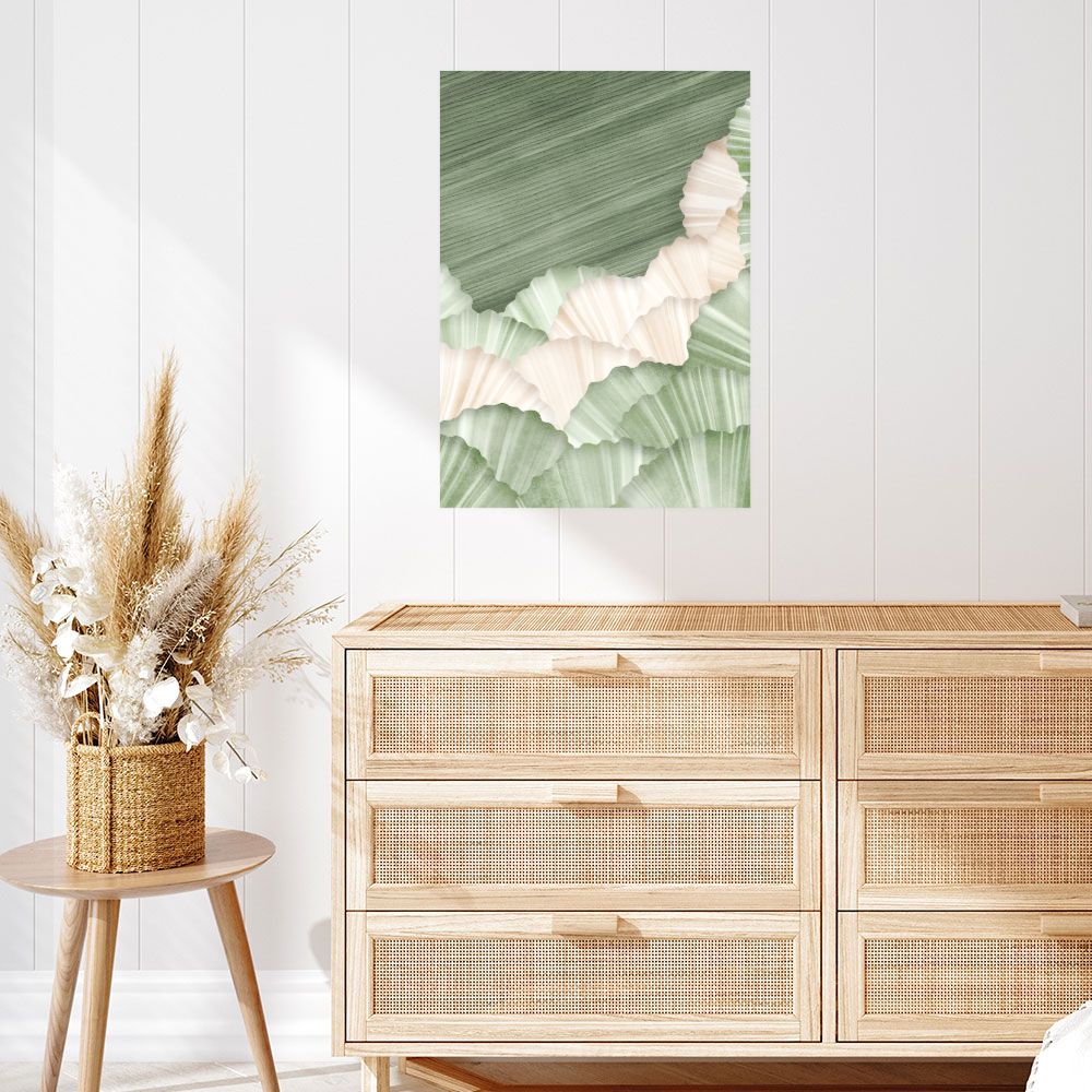 Affiche Feuillage ondulant