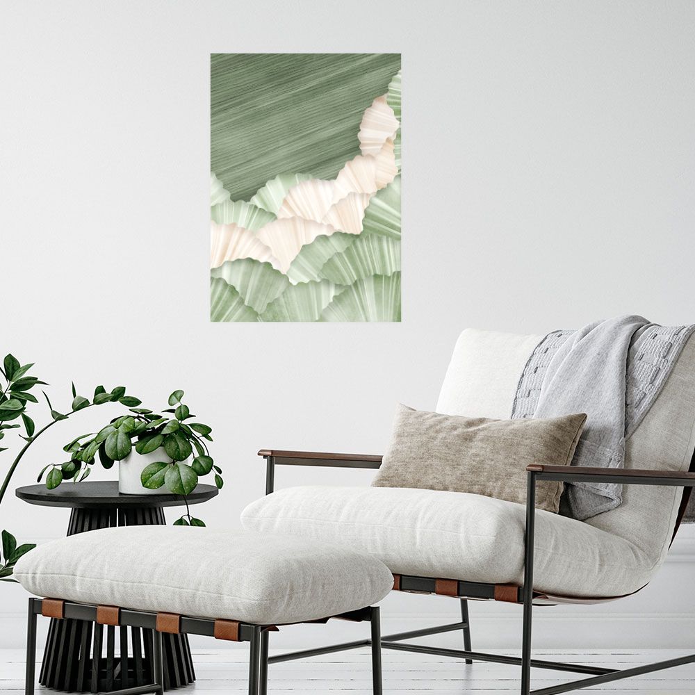 Affiche Feuillage ondulant