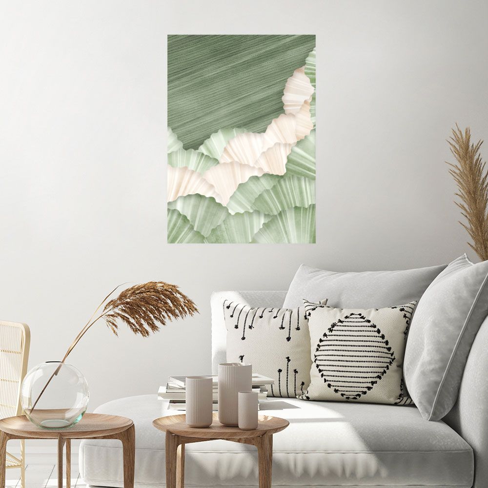 Affiche Feuillage ondulant