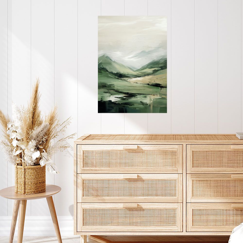 Affiche Paysage montagneux apaisant