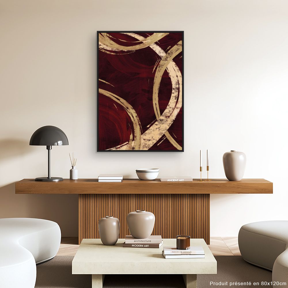 Tableau Abstrait tourbillonnant