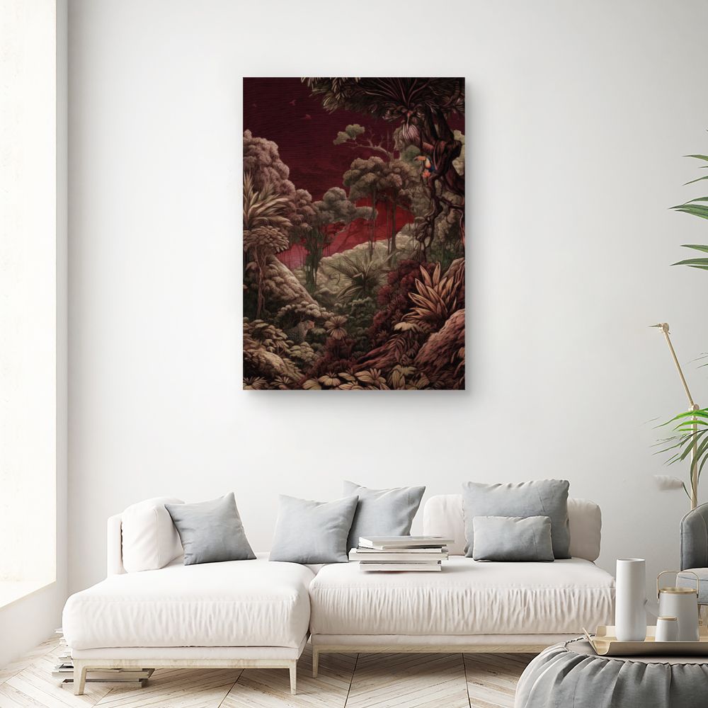 Tableau Jungle mystérieuse