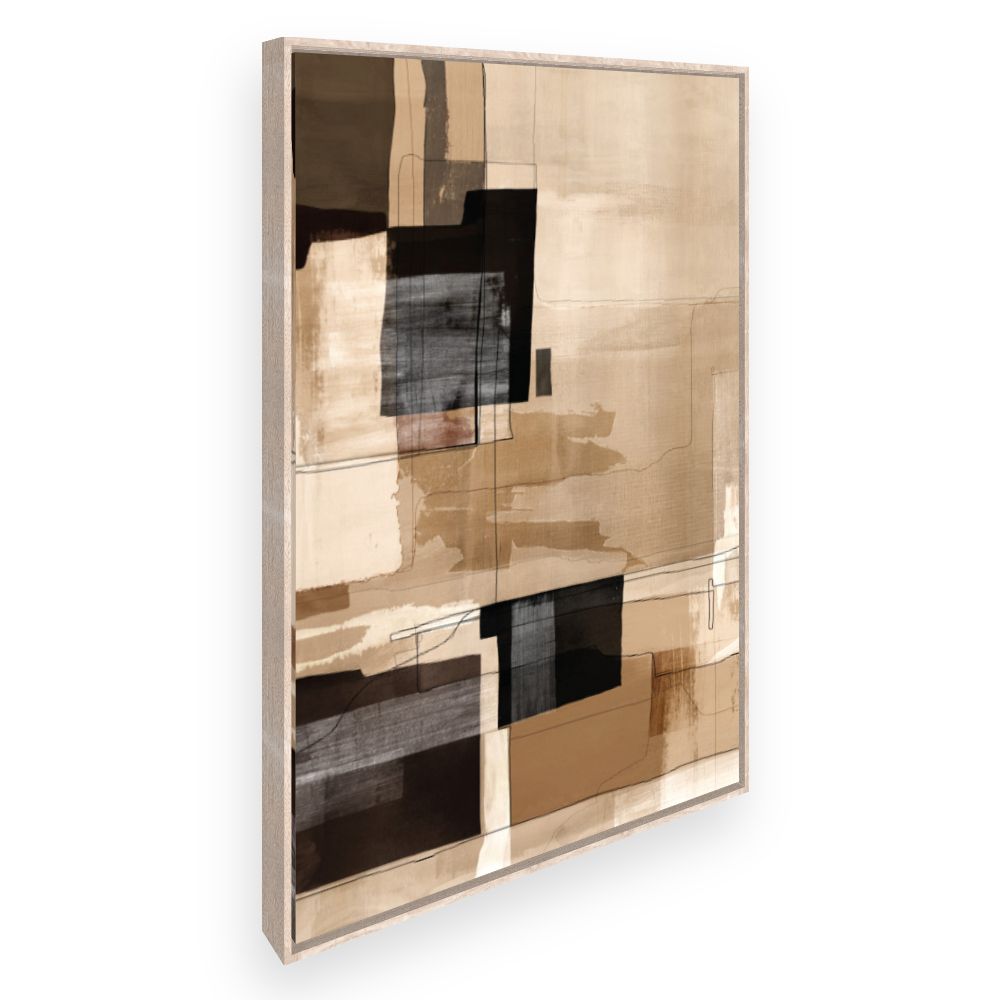 Toile Carrés abstraits élégants