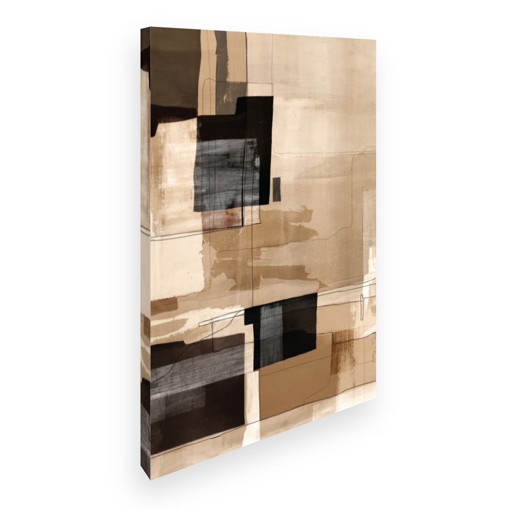 Toile Carrés abstraits élégants