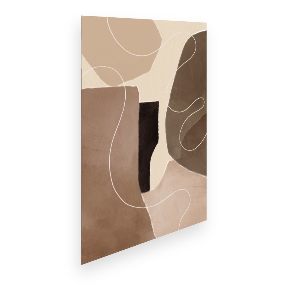 Affiche Formes abstraites élégantes