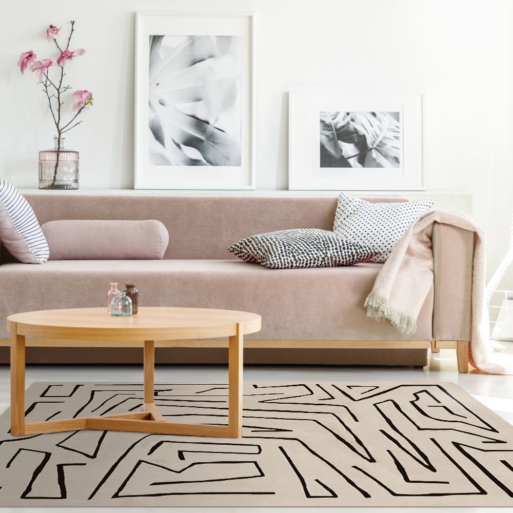 Tapis n°474 Lignes audacieuses artistiques