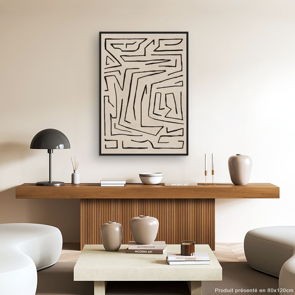 Tableau Labyrinthe artistique