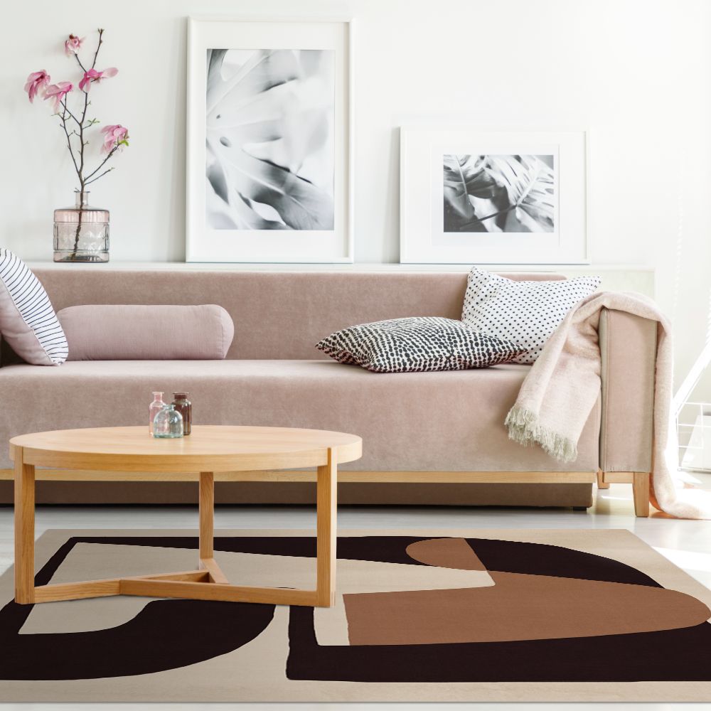 Tapis n°475 Motifs modernes abstraits