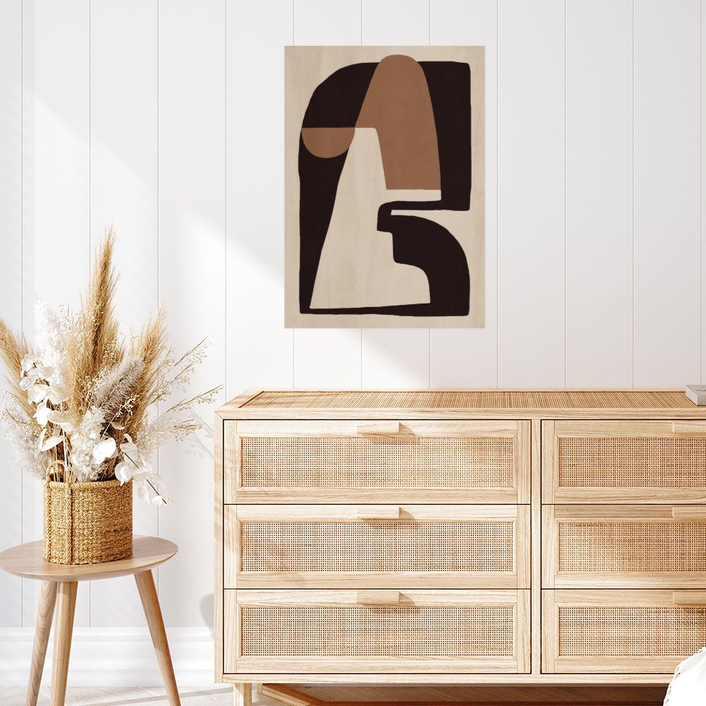 Affiche Formes abstraites élégantes