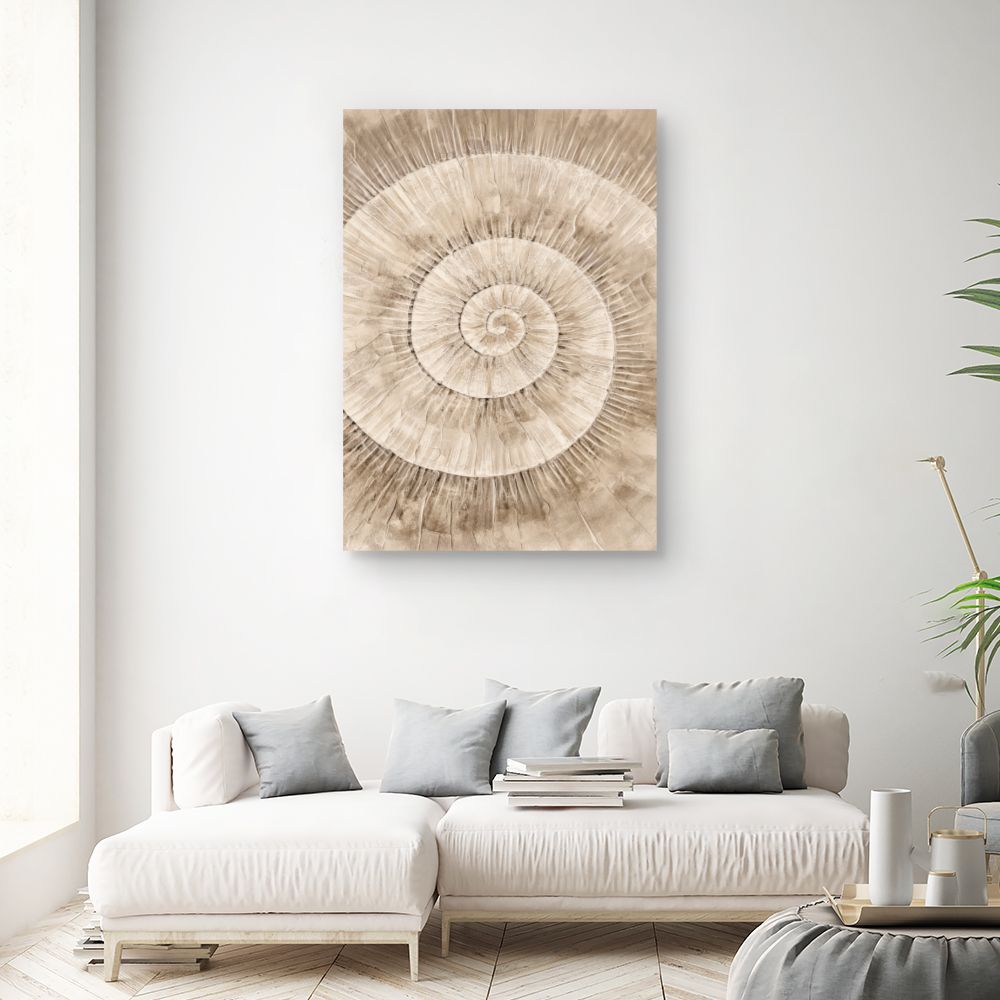 Tableau Spirale texturée