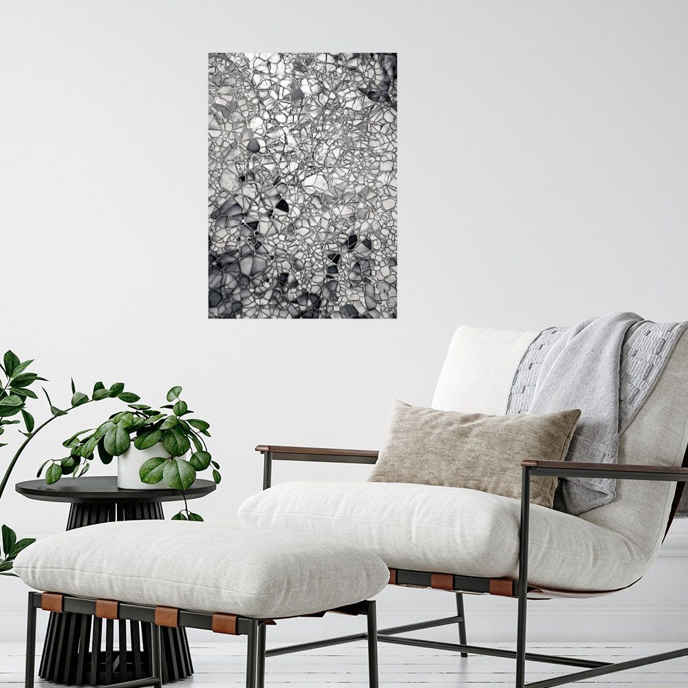 Affiche Éclats géométriques élégants