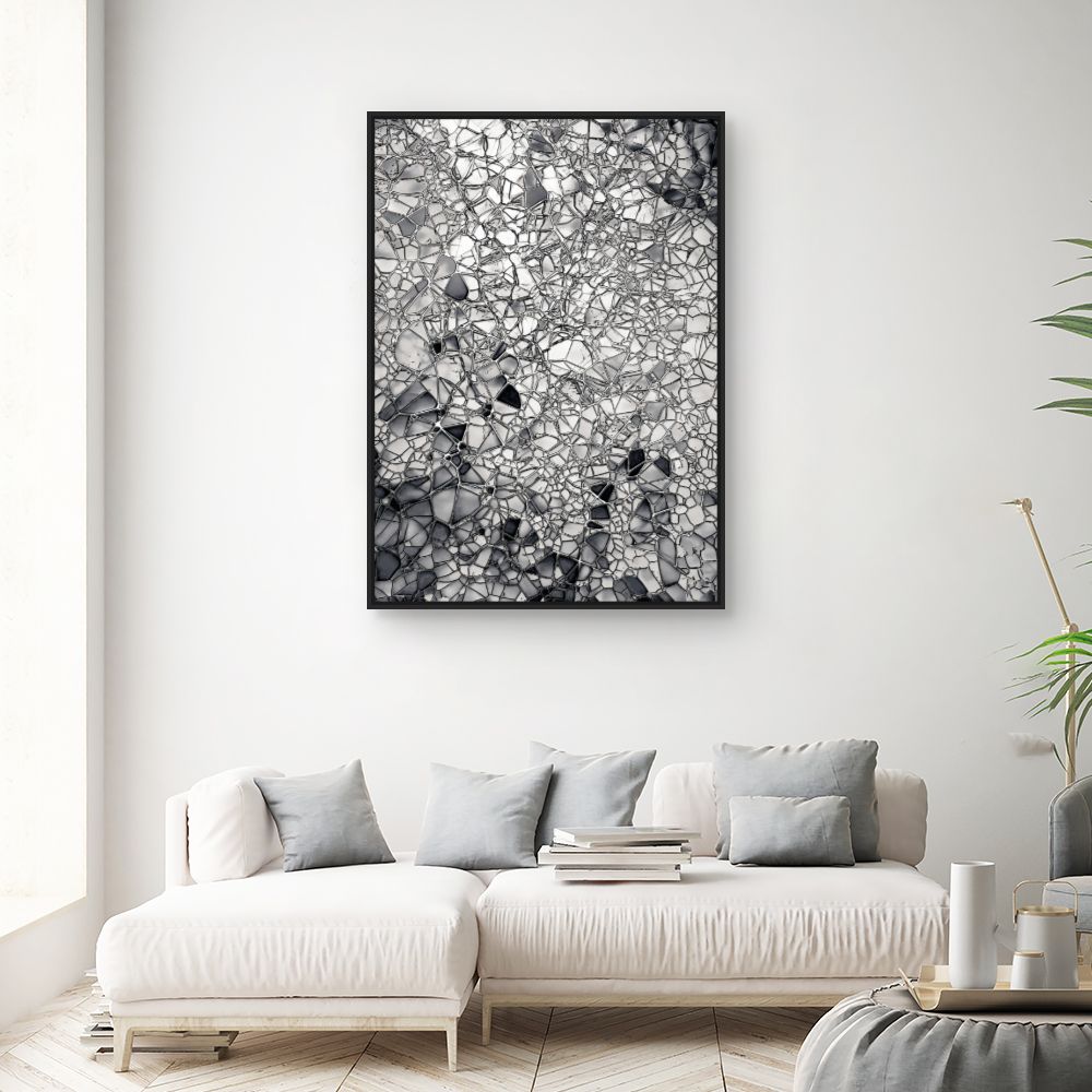 Tableau Motifs fractals élégants