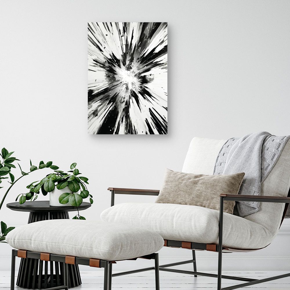 Tableau Explosion abstraite