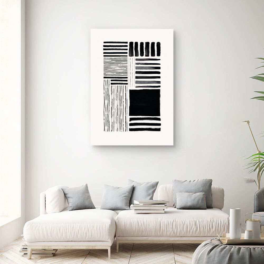 Tableau Lignes abstraites modernes