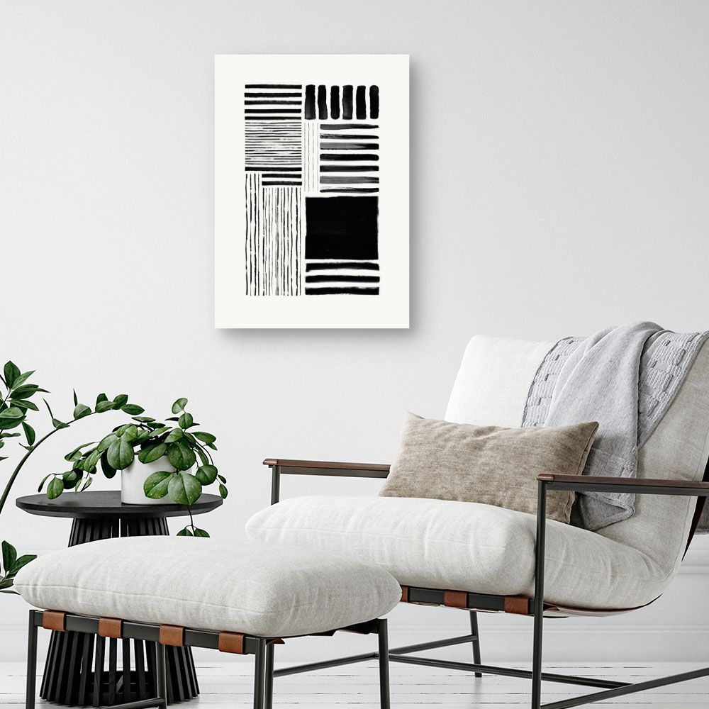 Tableau Lignes abstraites modernes