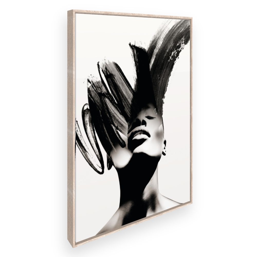 Toile Visage artistique élégant