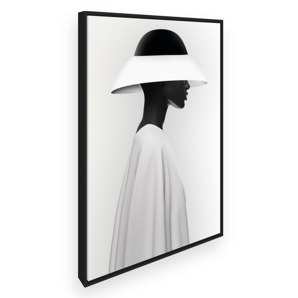 Toile Silhouette futuriste