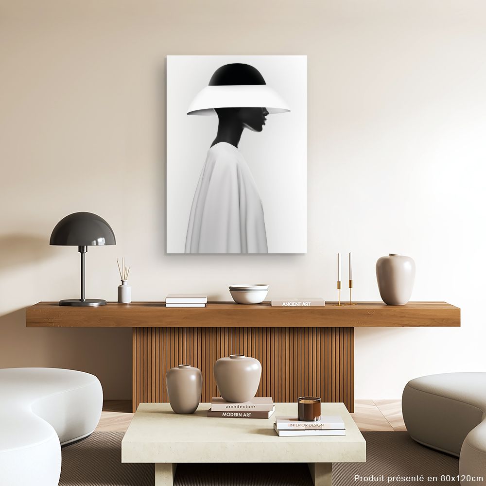 Tableau Silhouette futuriste