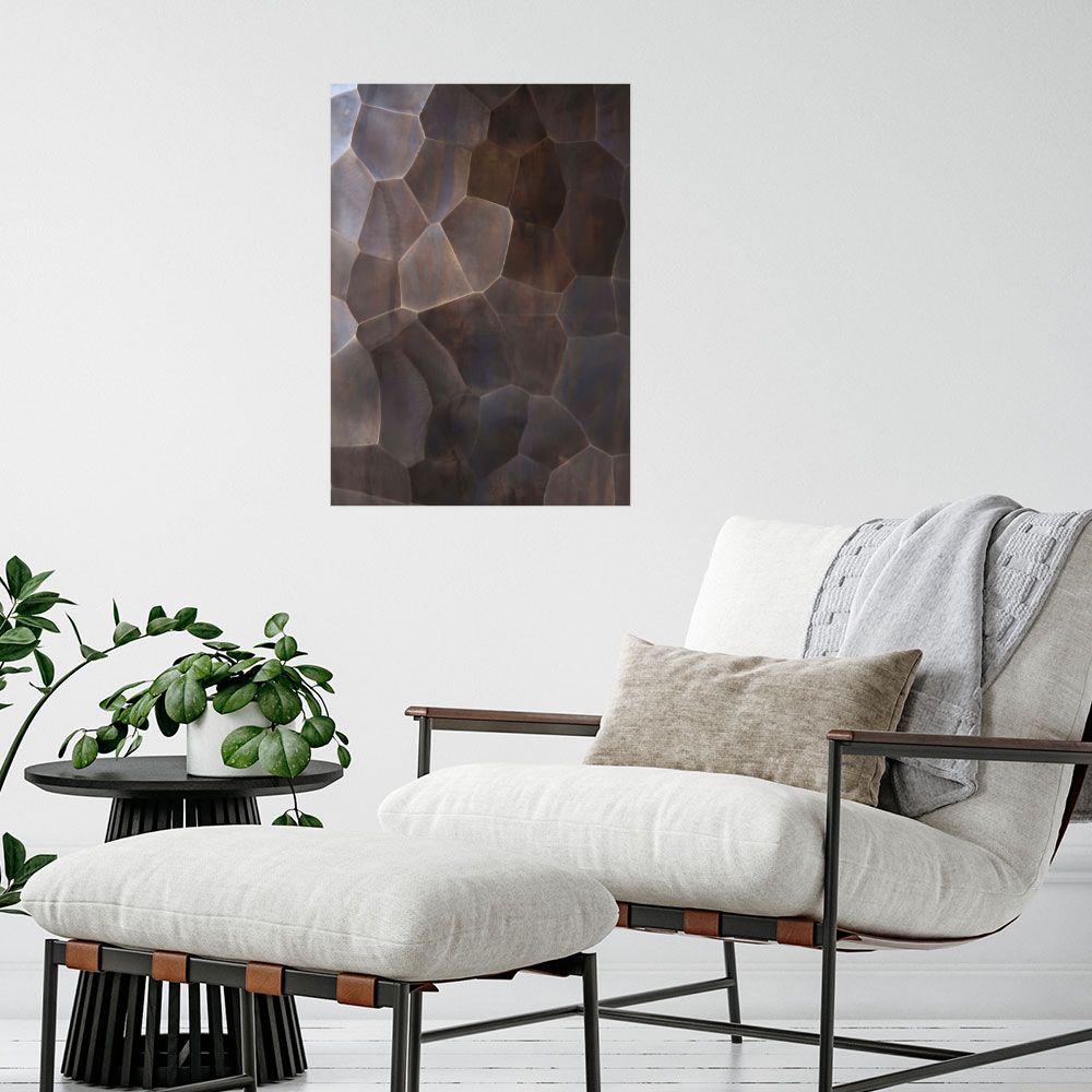 Affiche Alvéoles métalliques