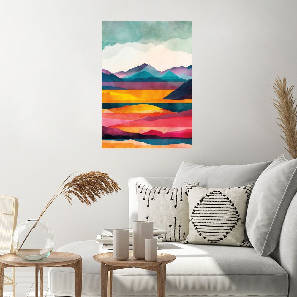 Affiche Paysage coloré