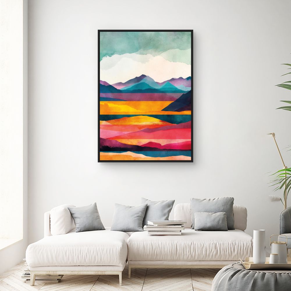 Tableau Paysage vibrant