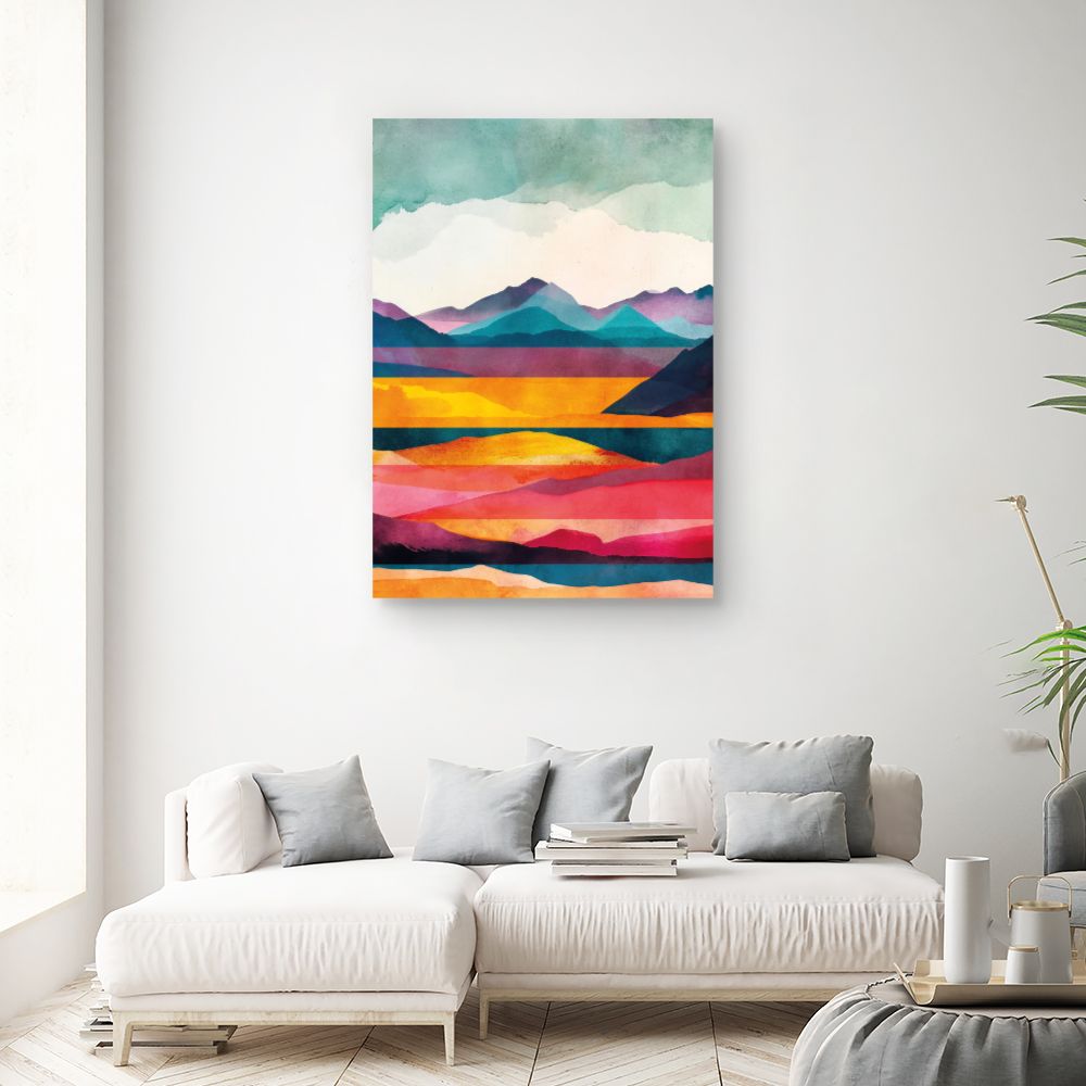 Tableau Paysage vibrant
