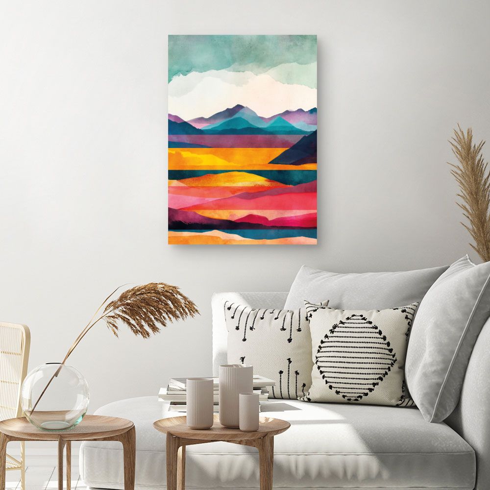 Tableau Paysage vibrant