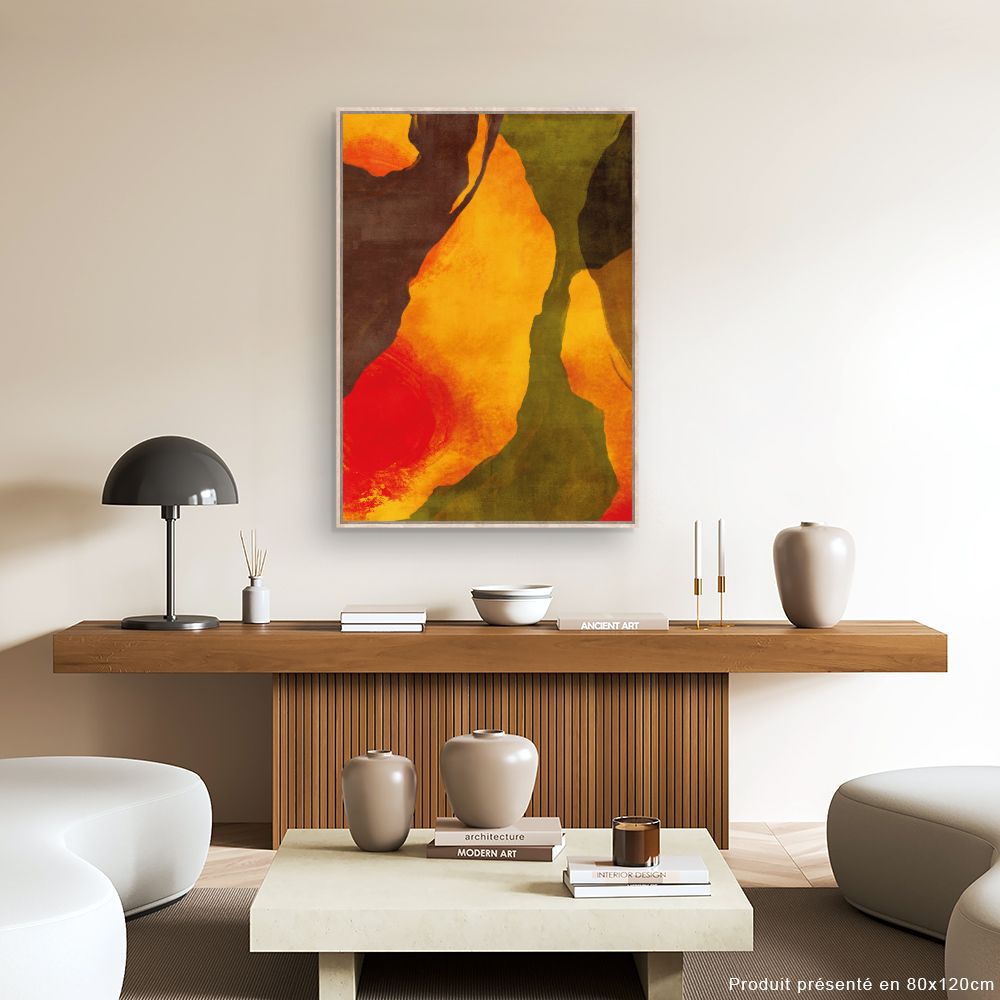 Tableau Abstrait flamboyant