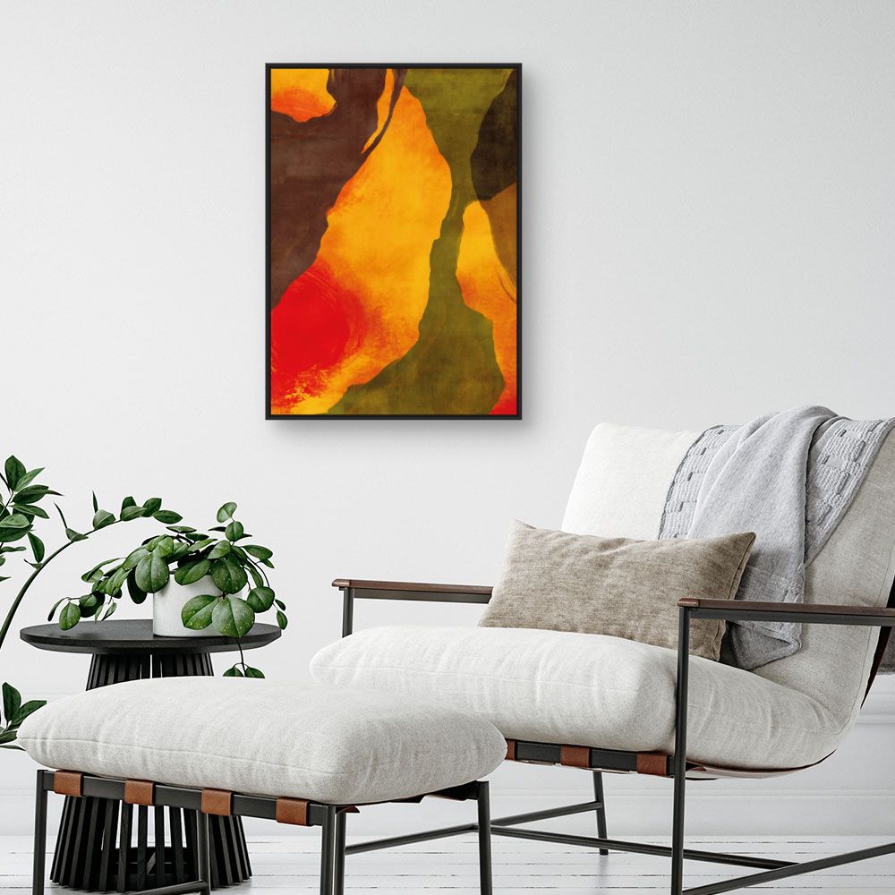 Tableau Abstrait flamboyant