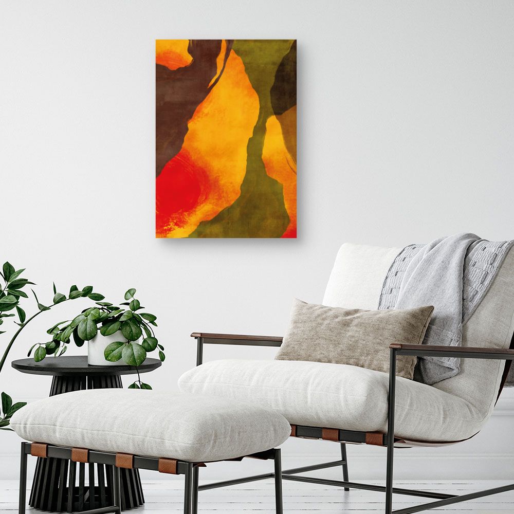 Tableau Abstrait flamboyant