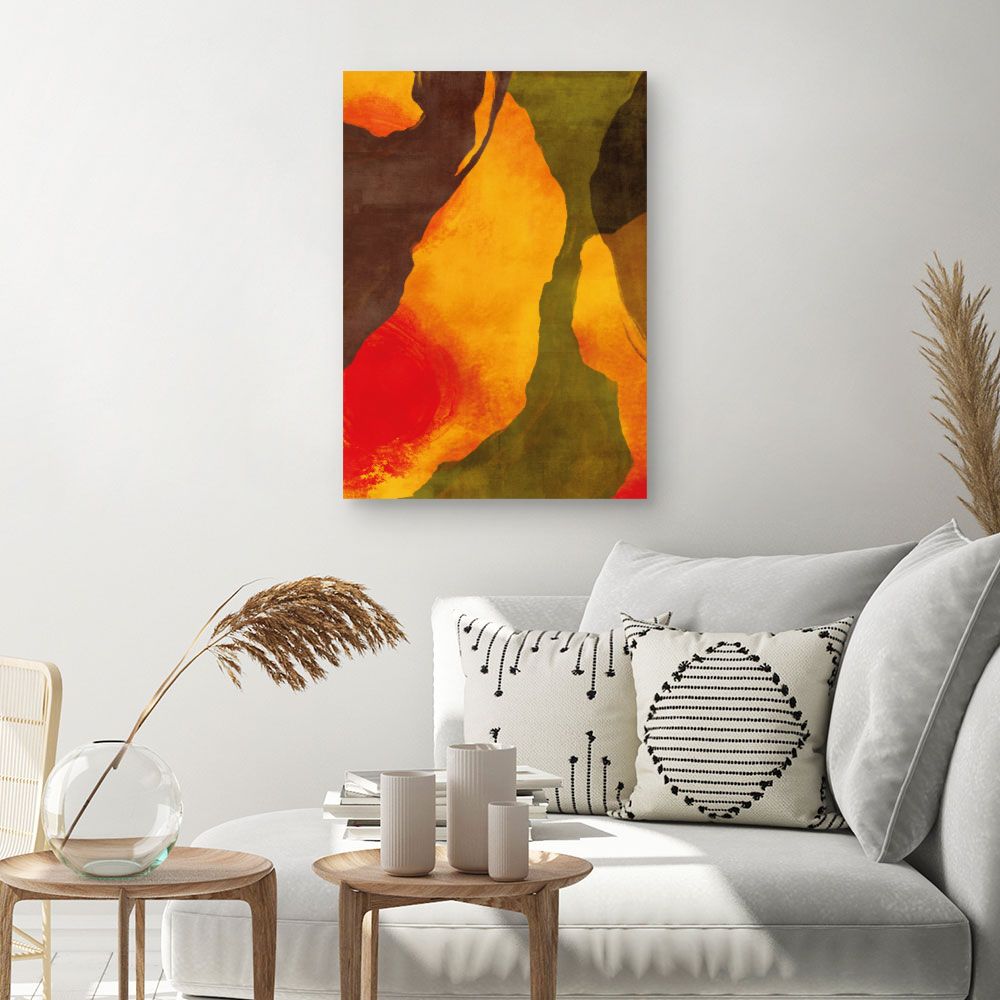 Tableau Abstrait flamboyant