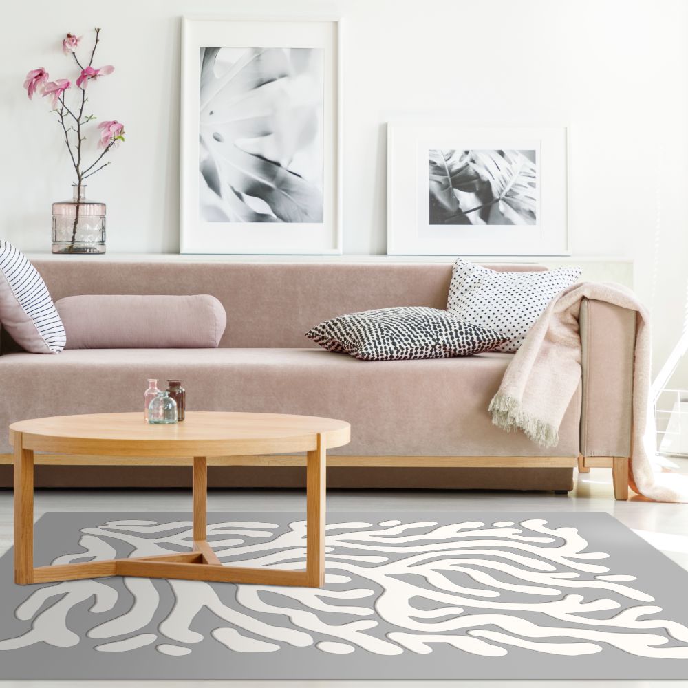 Tapis n°490 Motifs organiques modernes