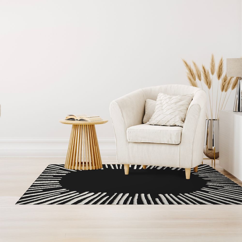 Tapis n°498 Motifs rayonnants audacieux